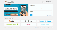 Desktop Screenshot of myzone.smude.edu.in